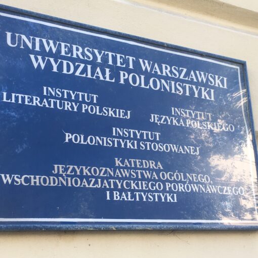 Petla indukcyjna macierzowa na Wydziale Polonistyki Uniwersytetu Warszawskiego